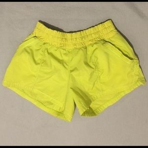 Lululemon Tracker Shorts In Neon Green